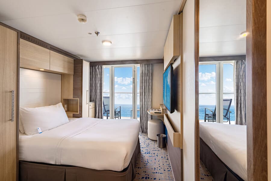 Каюта «С балконом Studio Ocean View (2F)» — лайнер «Spectrum of the Seas»