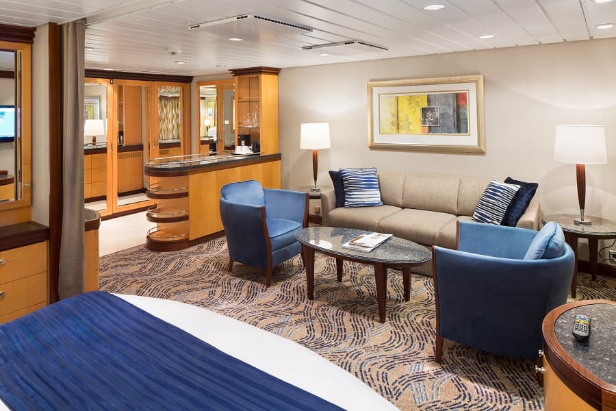 Каюта «Сьют с балконом Grand Suite - 2 bedroom (GT)» — лайнер «Navigator of the Seas», фото 3