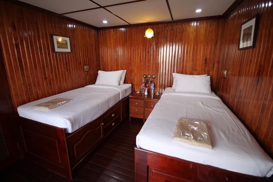 Каюта «DBL (upper deck)» — теплоход «Indochina Pandaw»