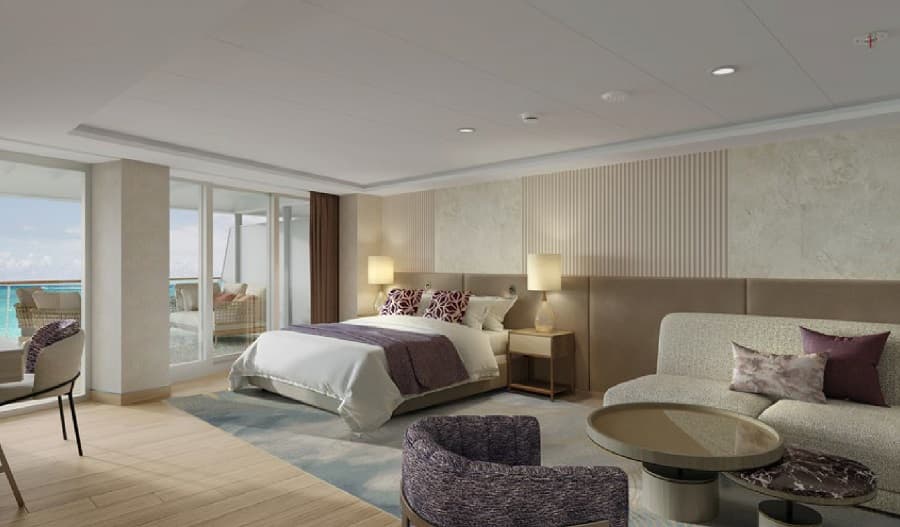 Каюта «Сьют Khuzama Grand Suite (GS)» — лайнер «Aroya»